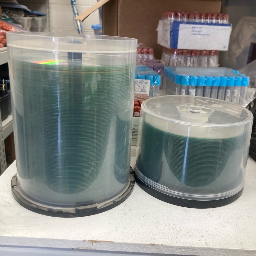 Bulk Blank CD and DVD Discs